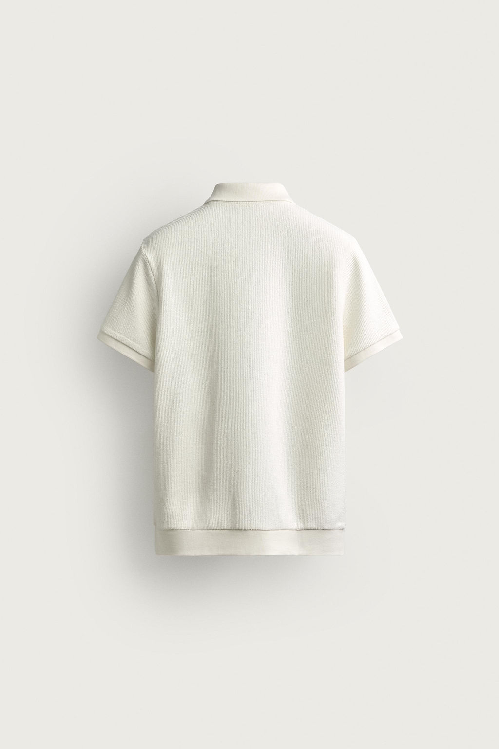 POLO REGULAR FIT CREMALLERA / Blanco roto - Zara фото 7