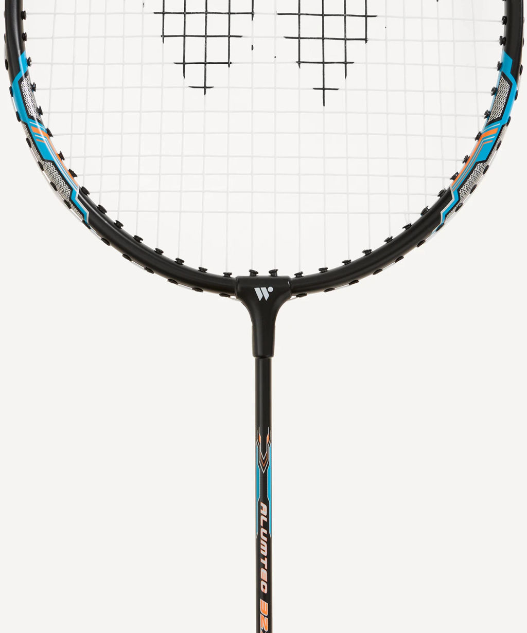 Набор для бадминтона Wish Alumtec 327 (2 ракетки + 2 волана), оранжевый/синий  фото 5