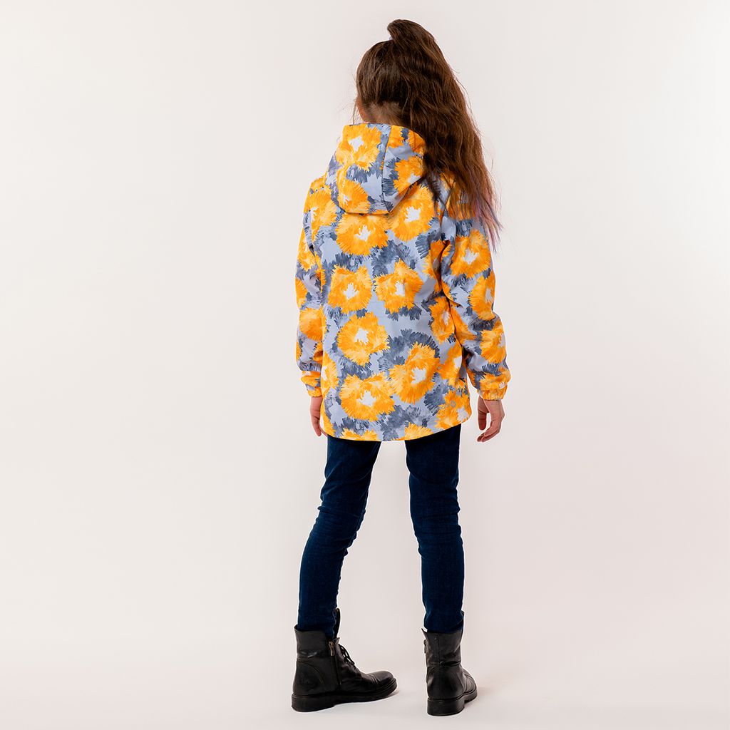 RODOS Куртка для девочки таслан демисезон М-196 (Астры) Жёлтый