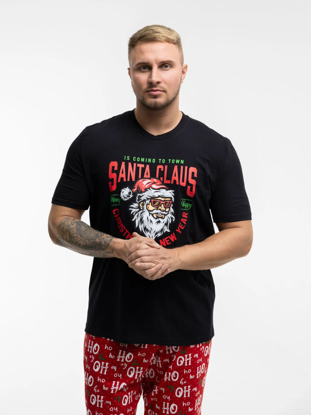 Костюм мужской, цвет черный красный