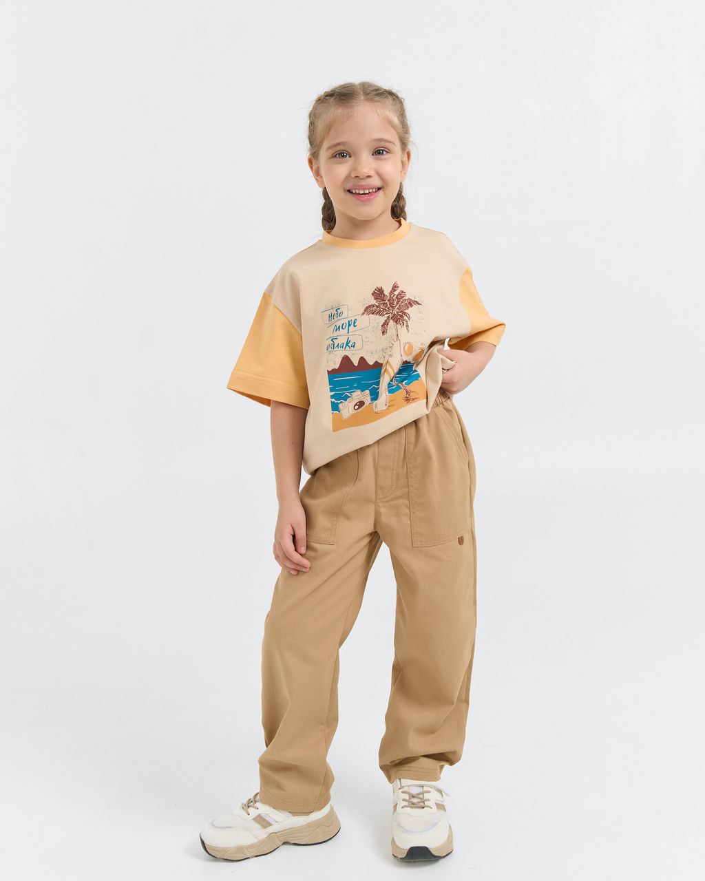 Брюки карго Песок - Bungly фото 6