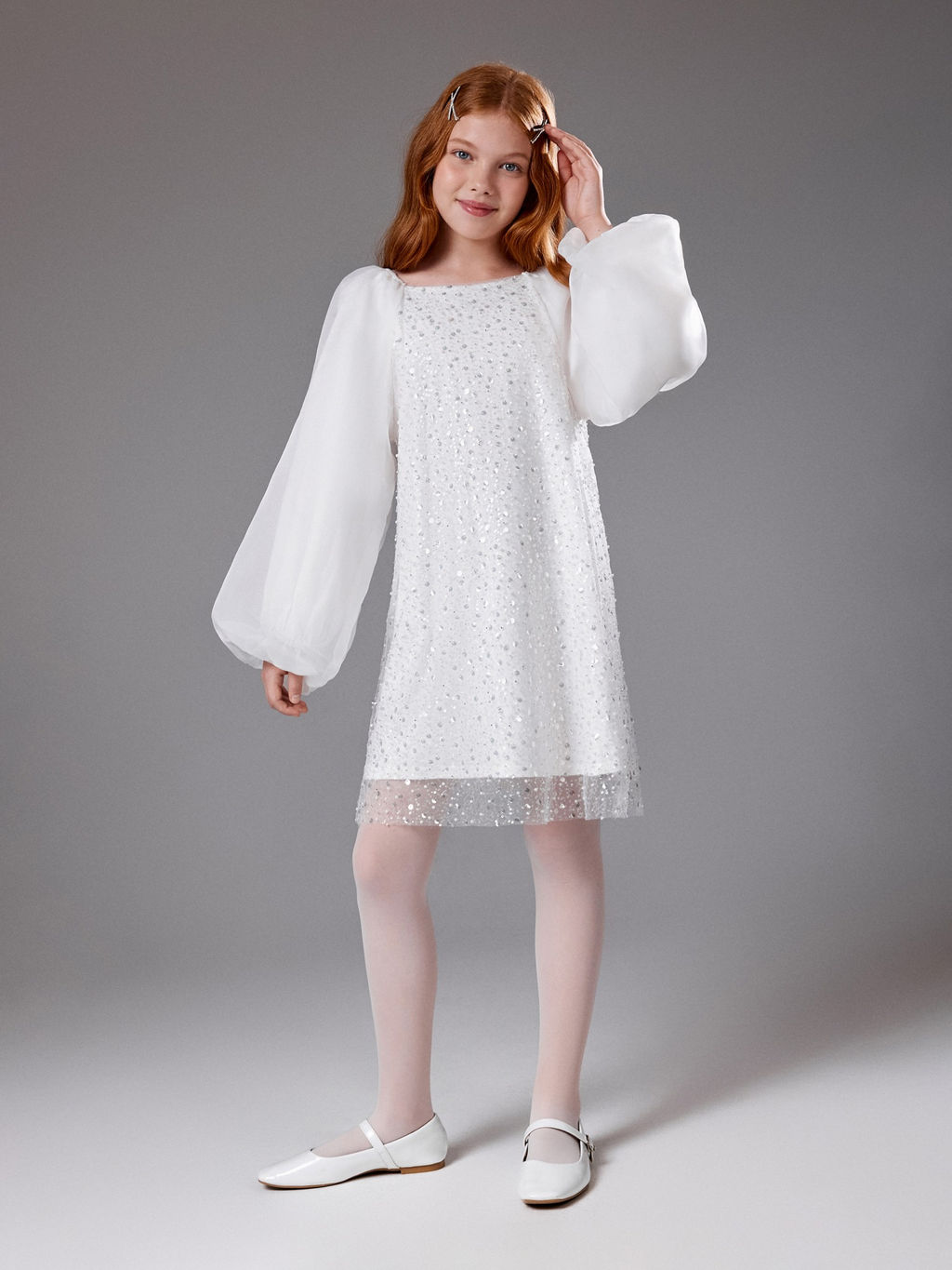 ACOOLA / Платье детское для девочек Melis белый  фото 4