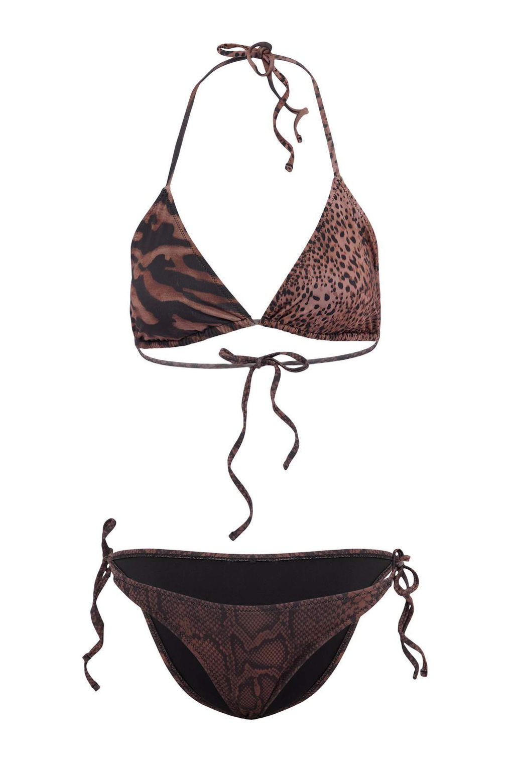 Mix Leopar Desenli __gen Kapl_ Normal Bel Regular Bikini Tak_m_ TBESS26BT00130