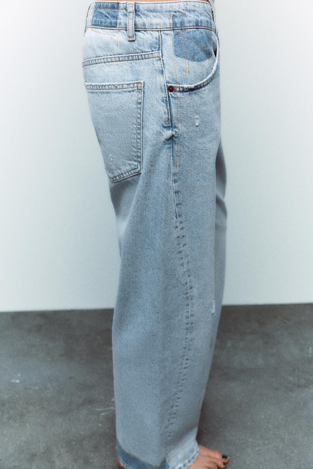 TRF SLOUCHY CURVE LEG JEANS - Zara фото 7