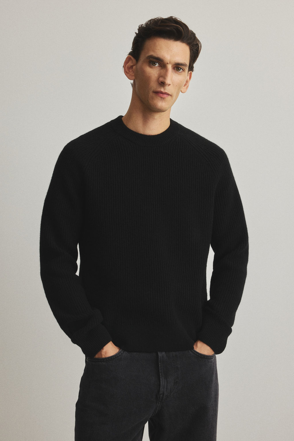 Jersey en punto acanalado de lana Regular Fit - H&m фото 8