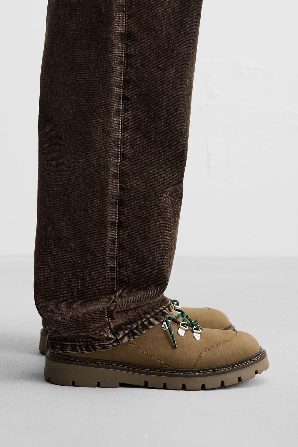 LACE-UP BOOTS - Zara фото 3