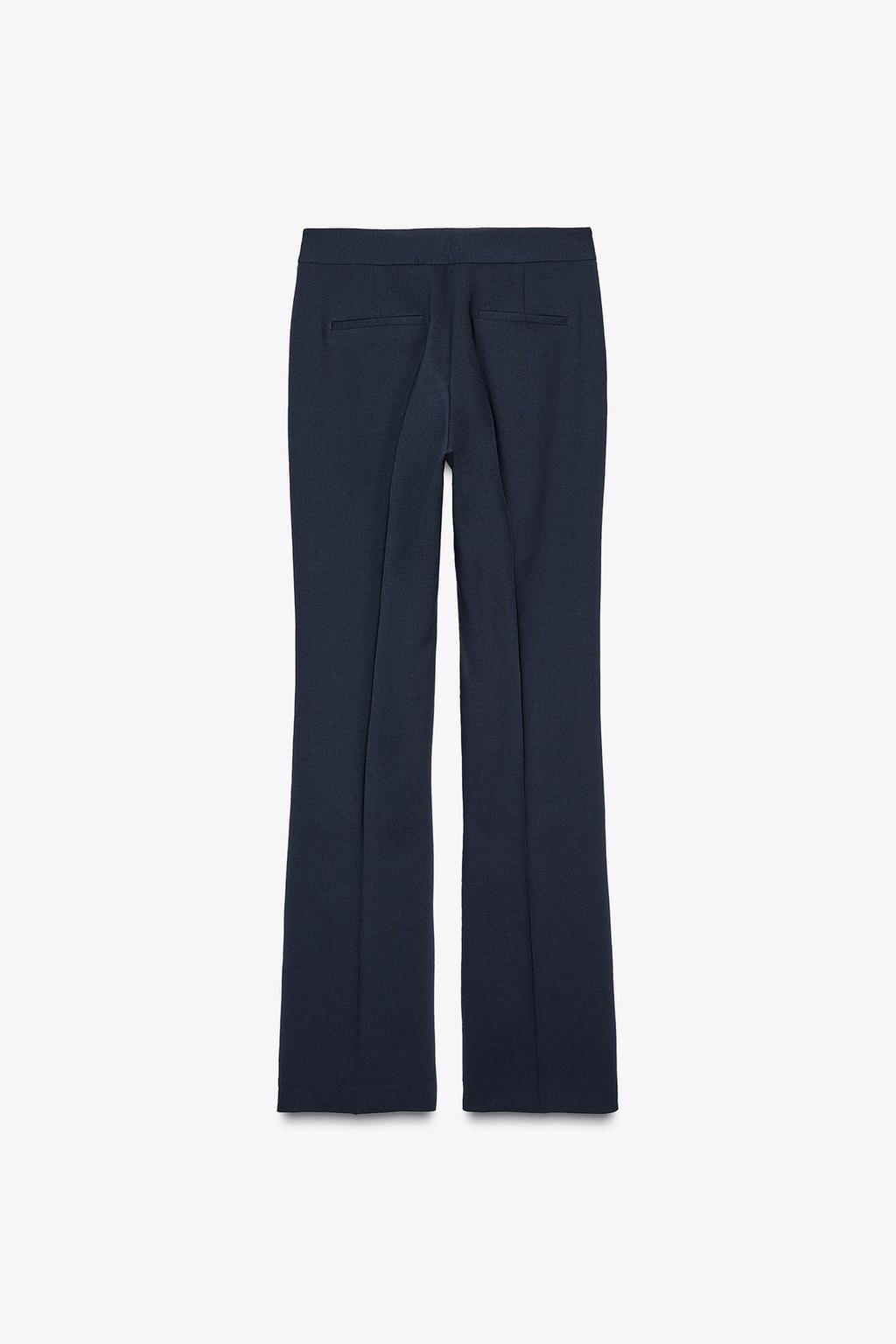 STRAIGHT MID-WAIST TROUSERS - Zara фото 6