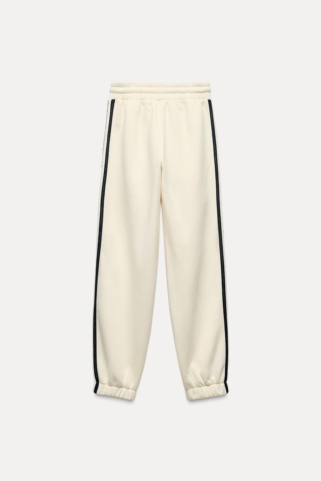 JOGGING TROUSERS WITH SLOGAN - Zara фото 6