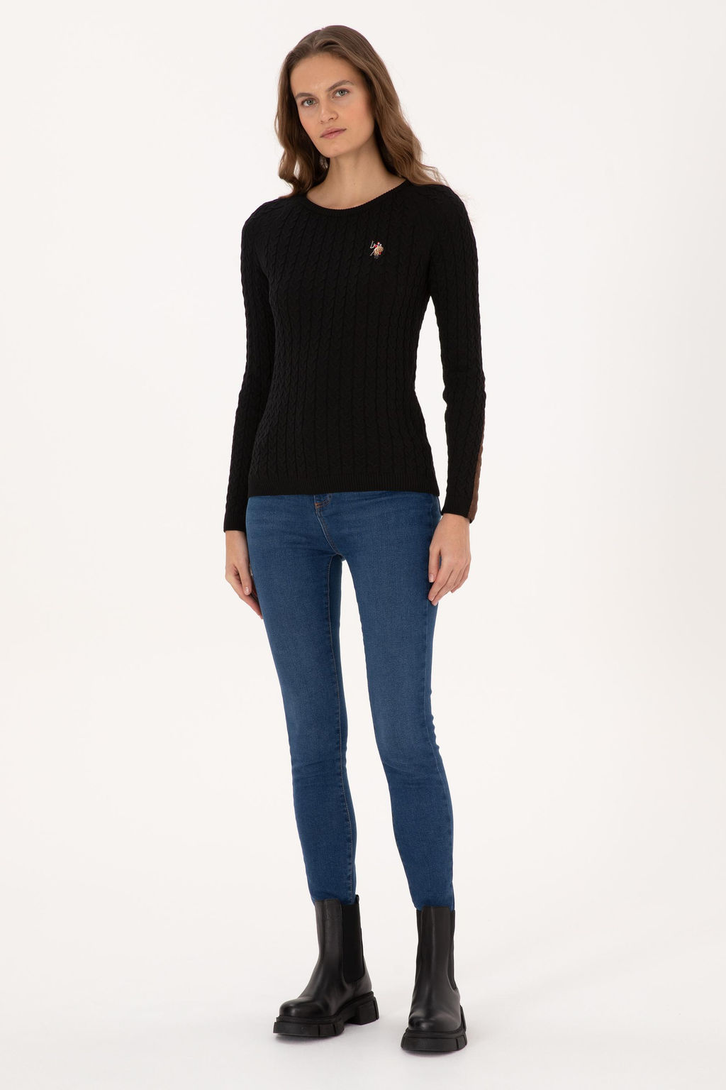 Kad_n Siyah Basic Kazak - U.s. polo assn фото 4