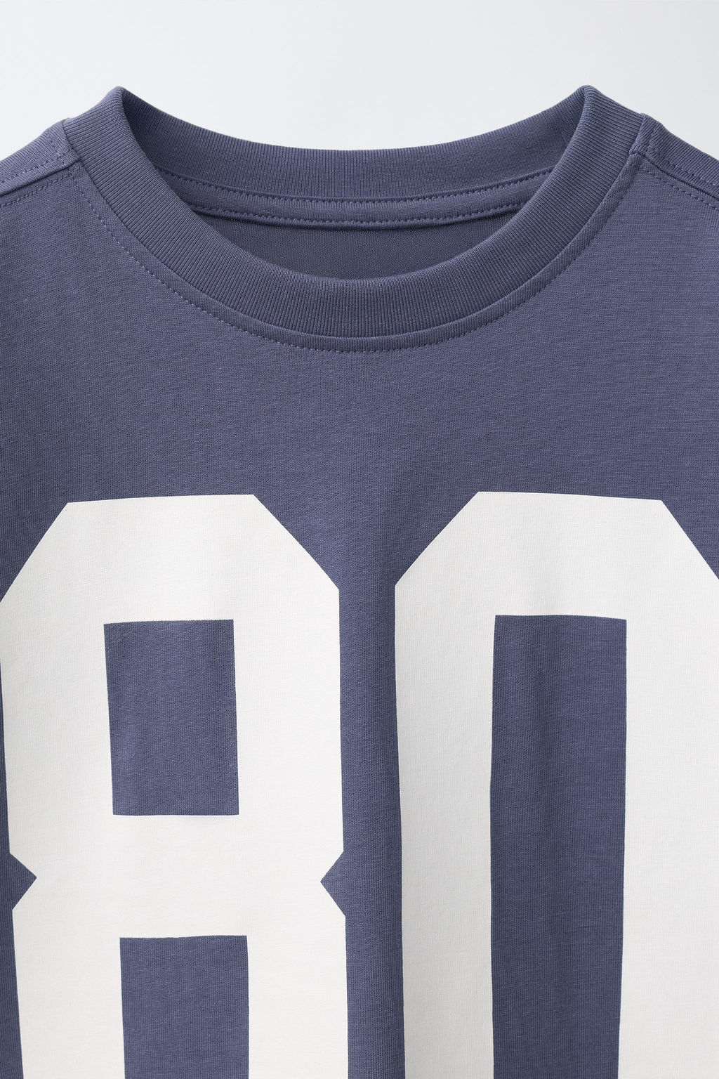 CAMISETA ESTAMPADO N?MERO / Azul / Gris