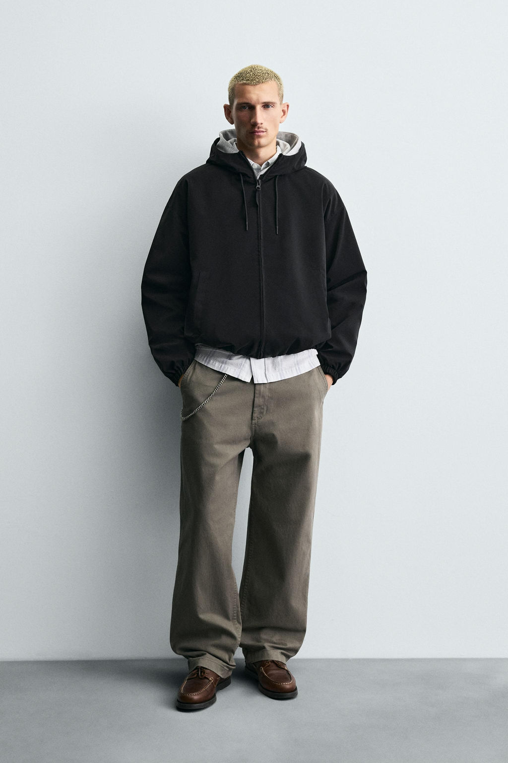 TECHNICAL HOODED JACKET