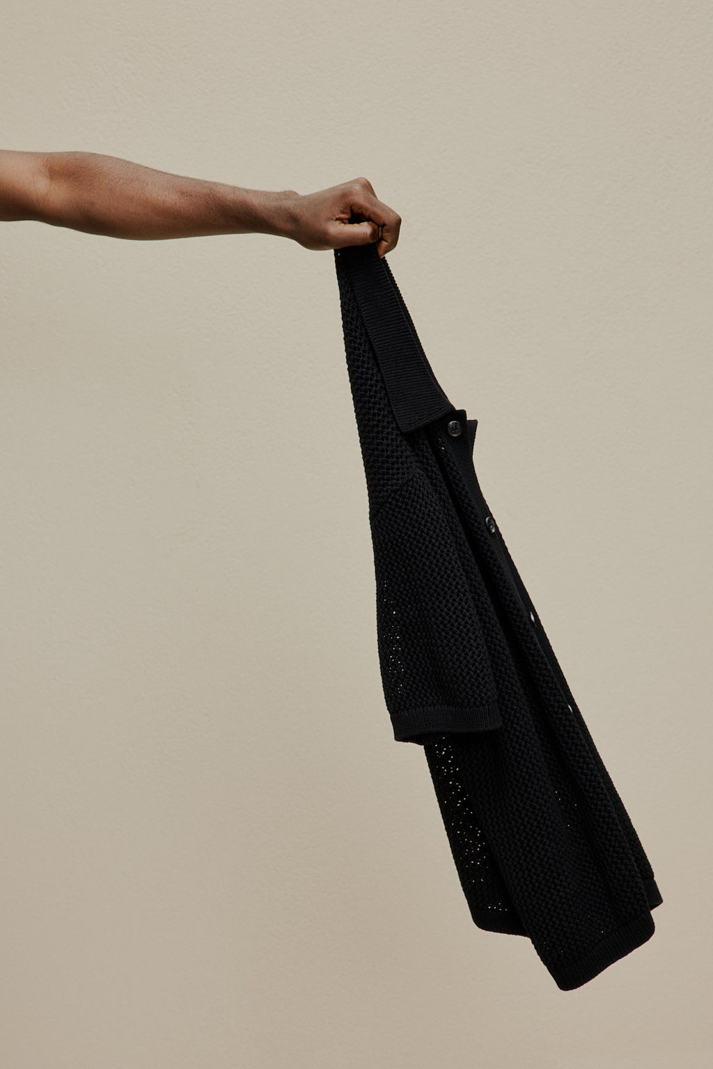 Camisa en punto pointelle Regular Fit - H&m фото 5