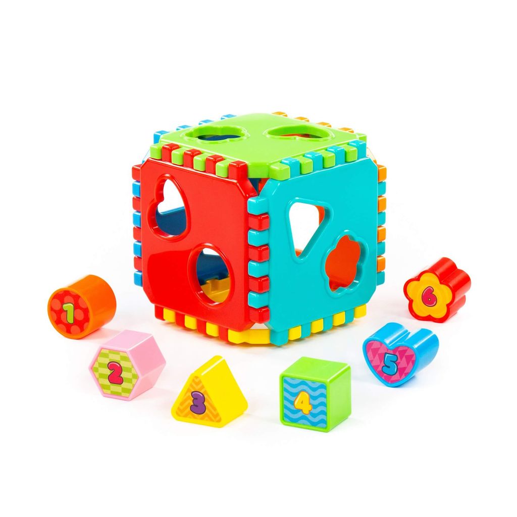 Игрушка развивающая Куб (в сеточке) - Полесье фото 10