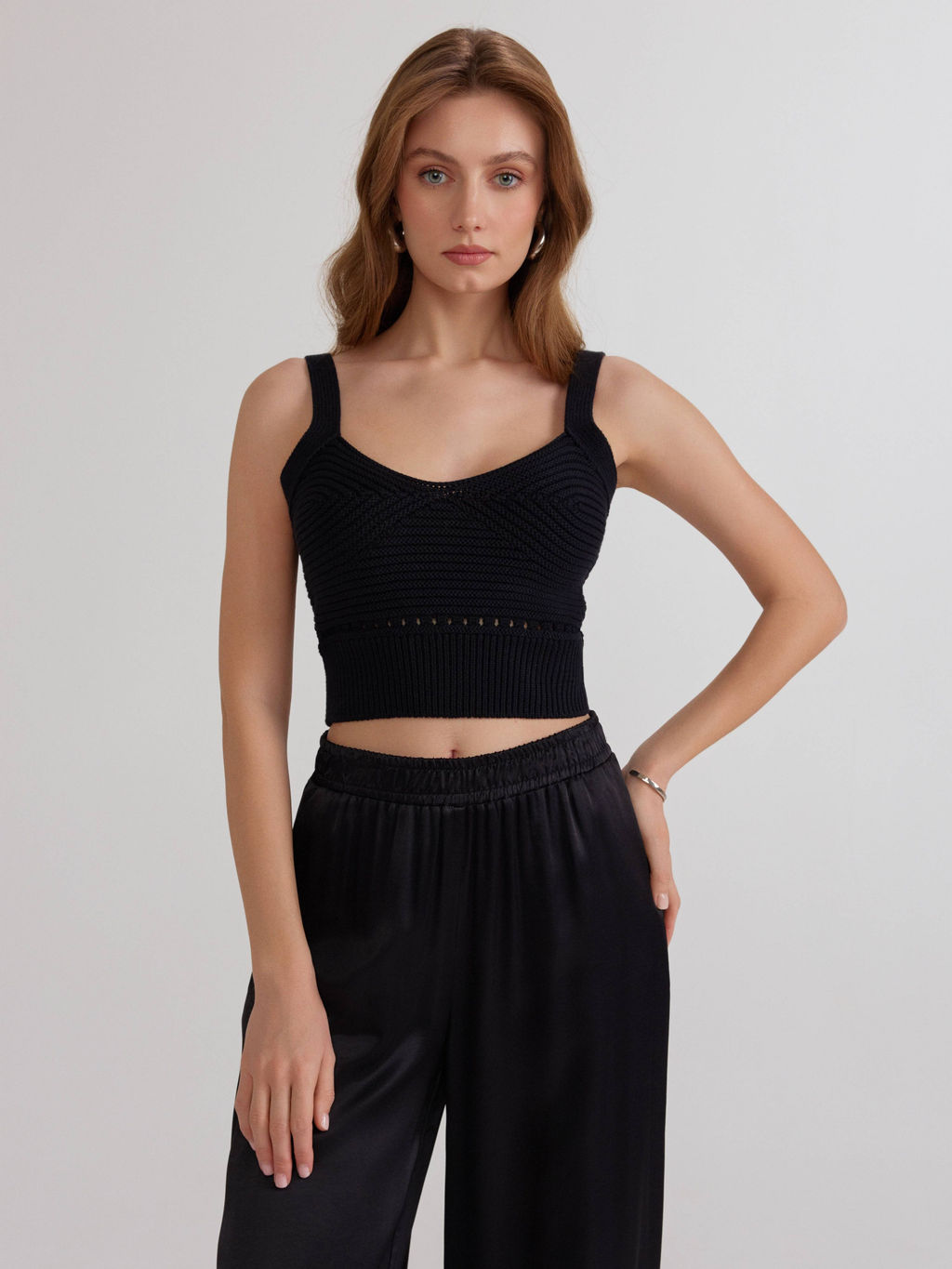 CONTE LDK2460 Топ женский black - Conte elegant фото 3