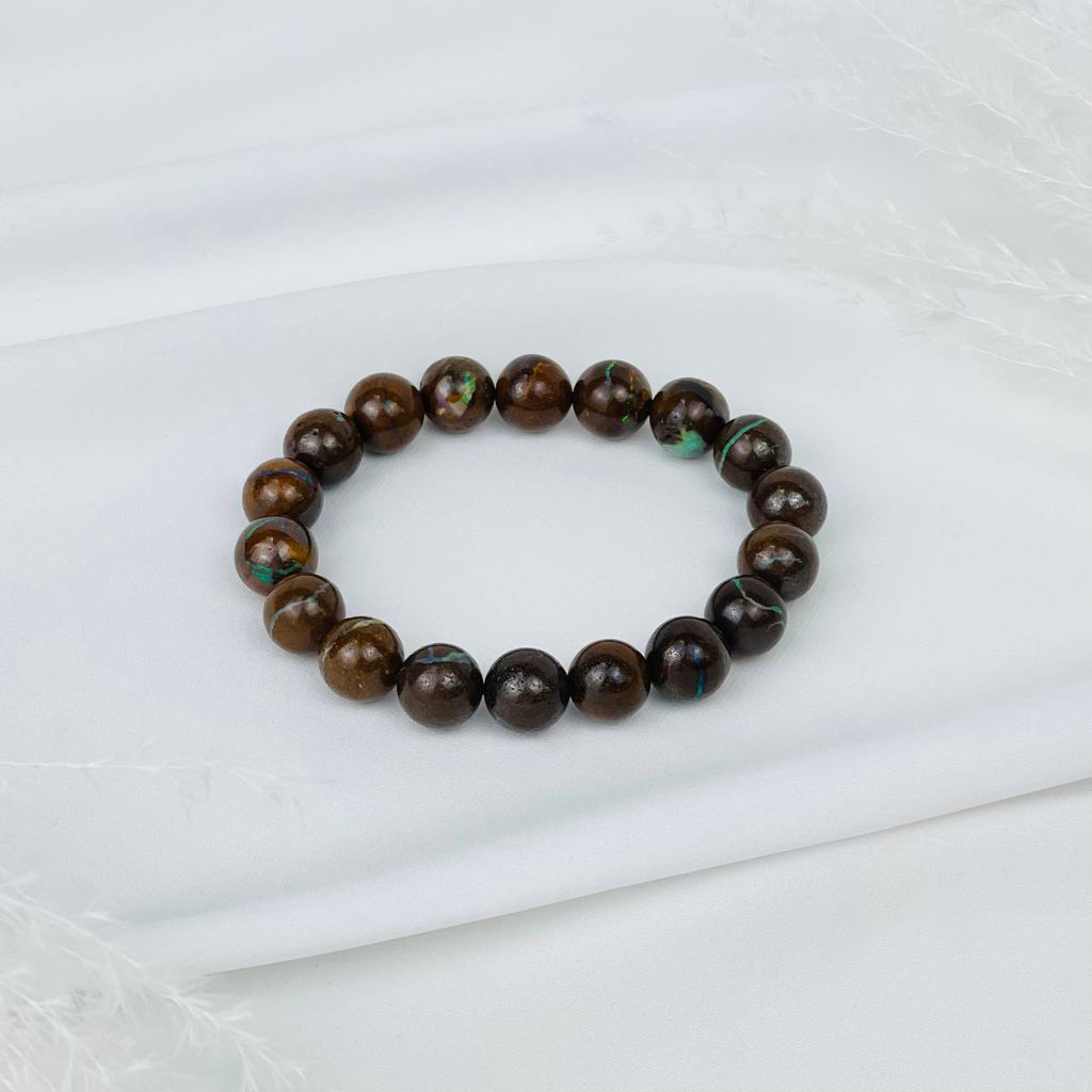 Браслет из древесного Опала 18,5 см