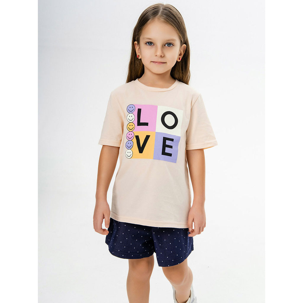 Комплект футболка кулирка и шорты футер 7360900102 - Youlala фото 21