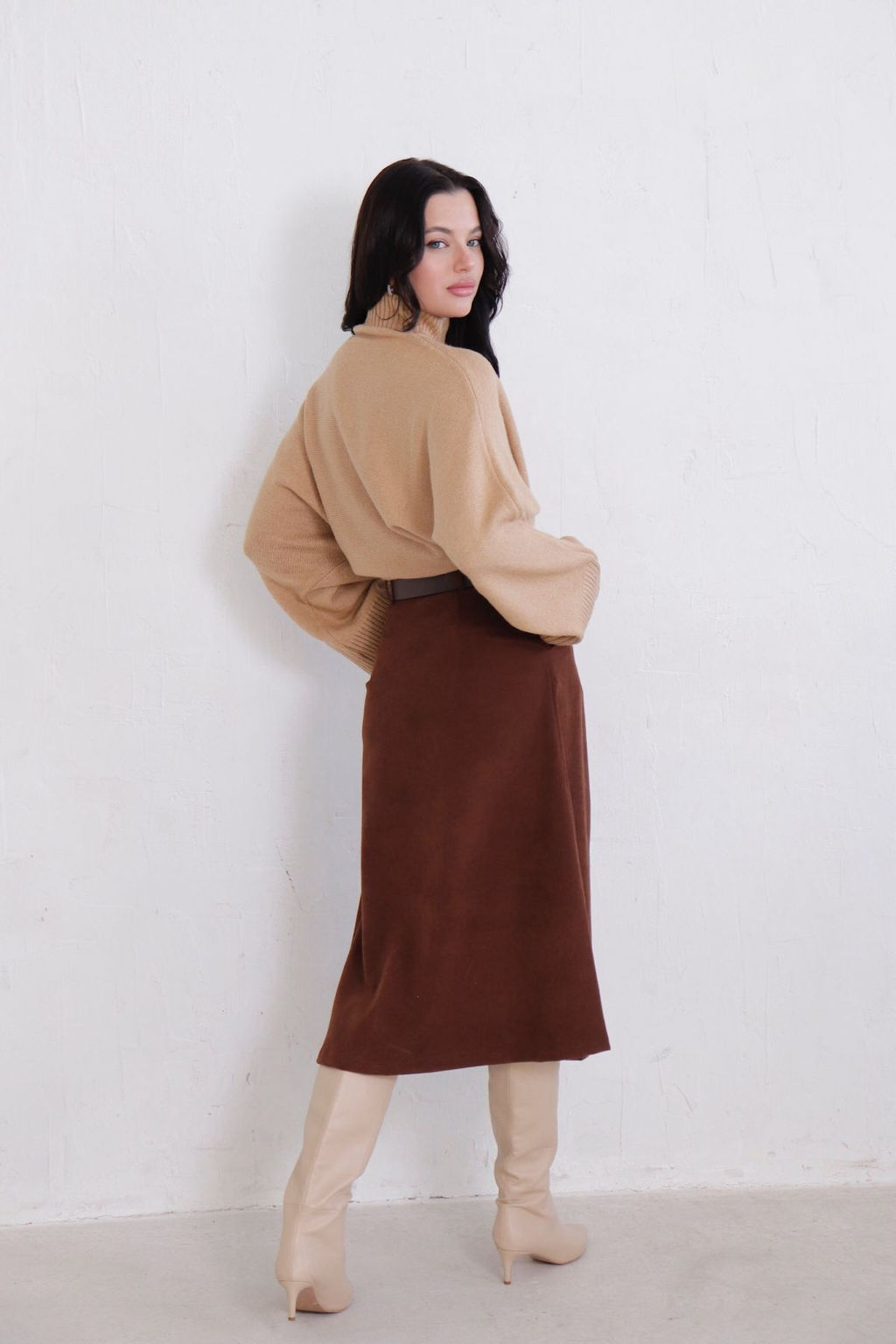 Юбка на пуговицах длины миди - Martichelli фото 73