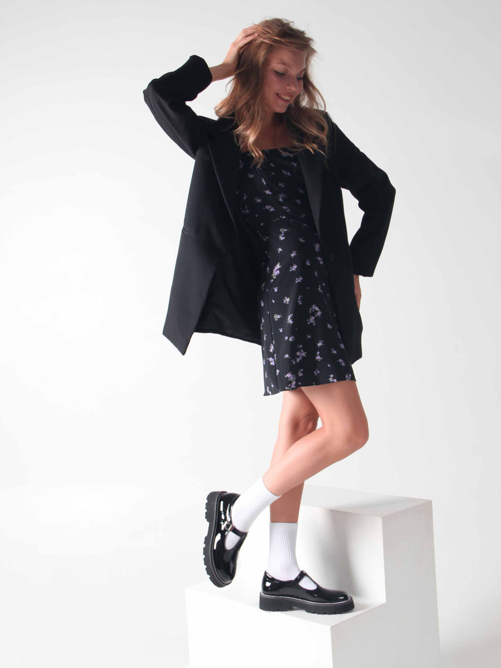 Туфли полуботинки 1004.5151 bl. Черный