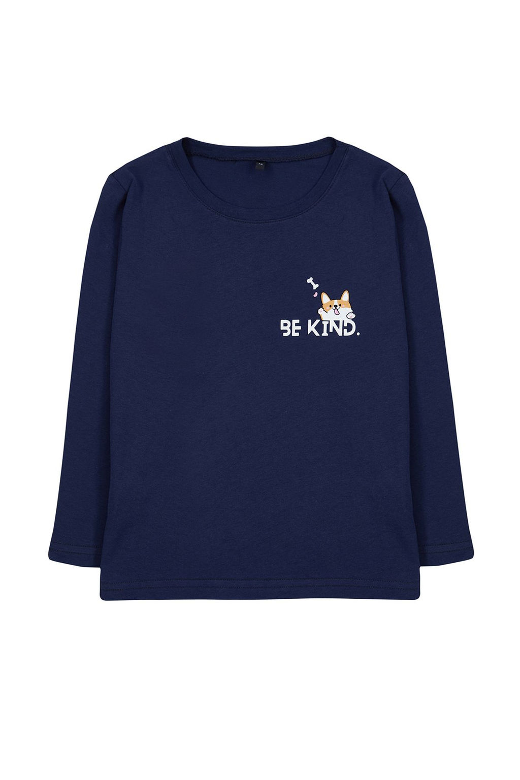 Lacivert Erkek Cocuk Hayvan Desenli Bisiklet Yaka Pamuklu Orme T-Shirt TKDAW25TS00009 - Trendyolmilla фото 5