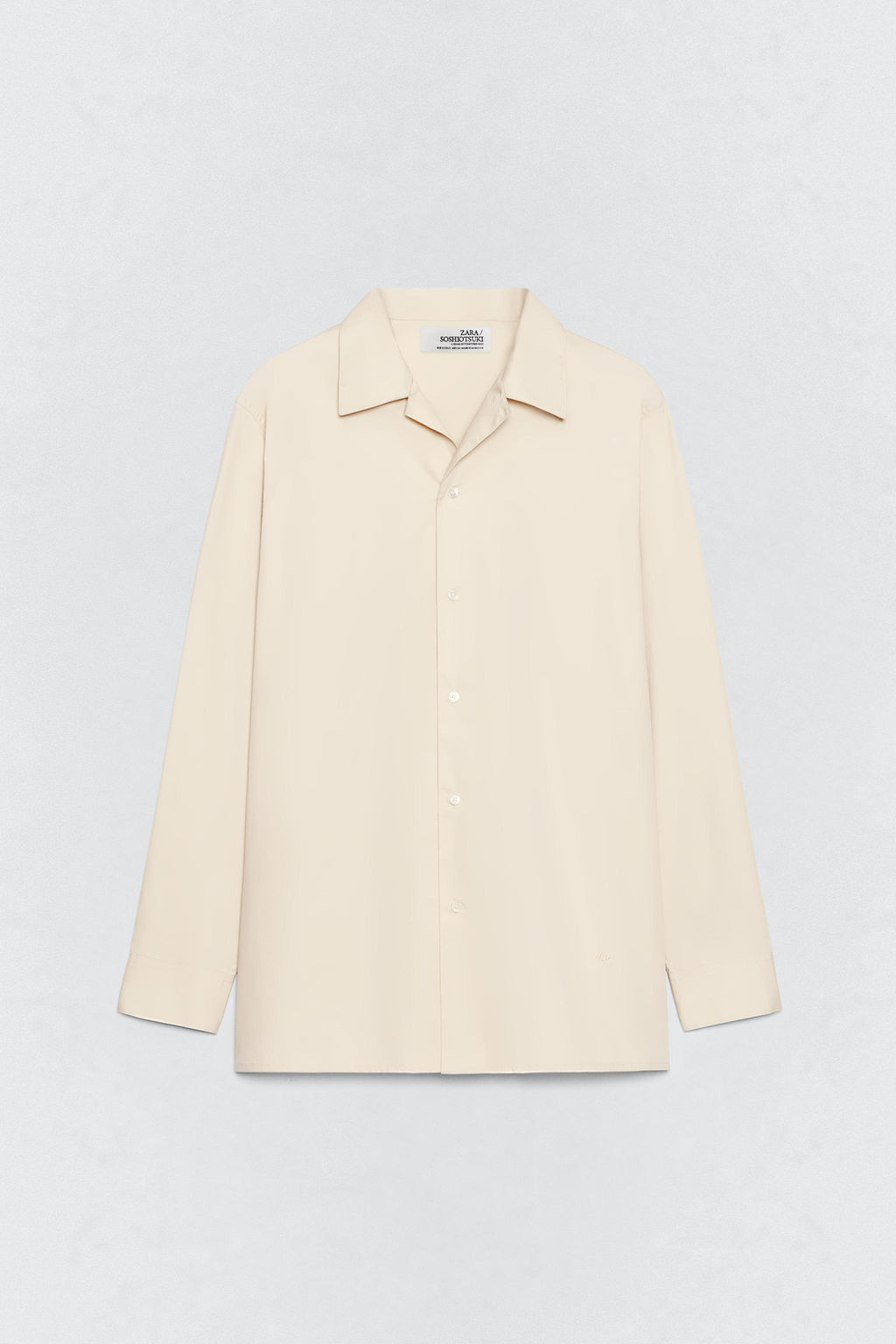 POPLIN SHIRT RELAXED FIT SOSHIOTSUKI X ZARA  фото 10