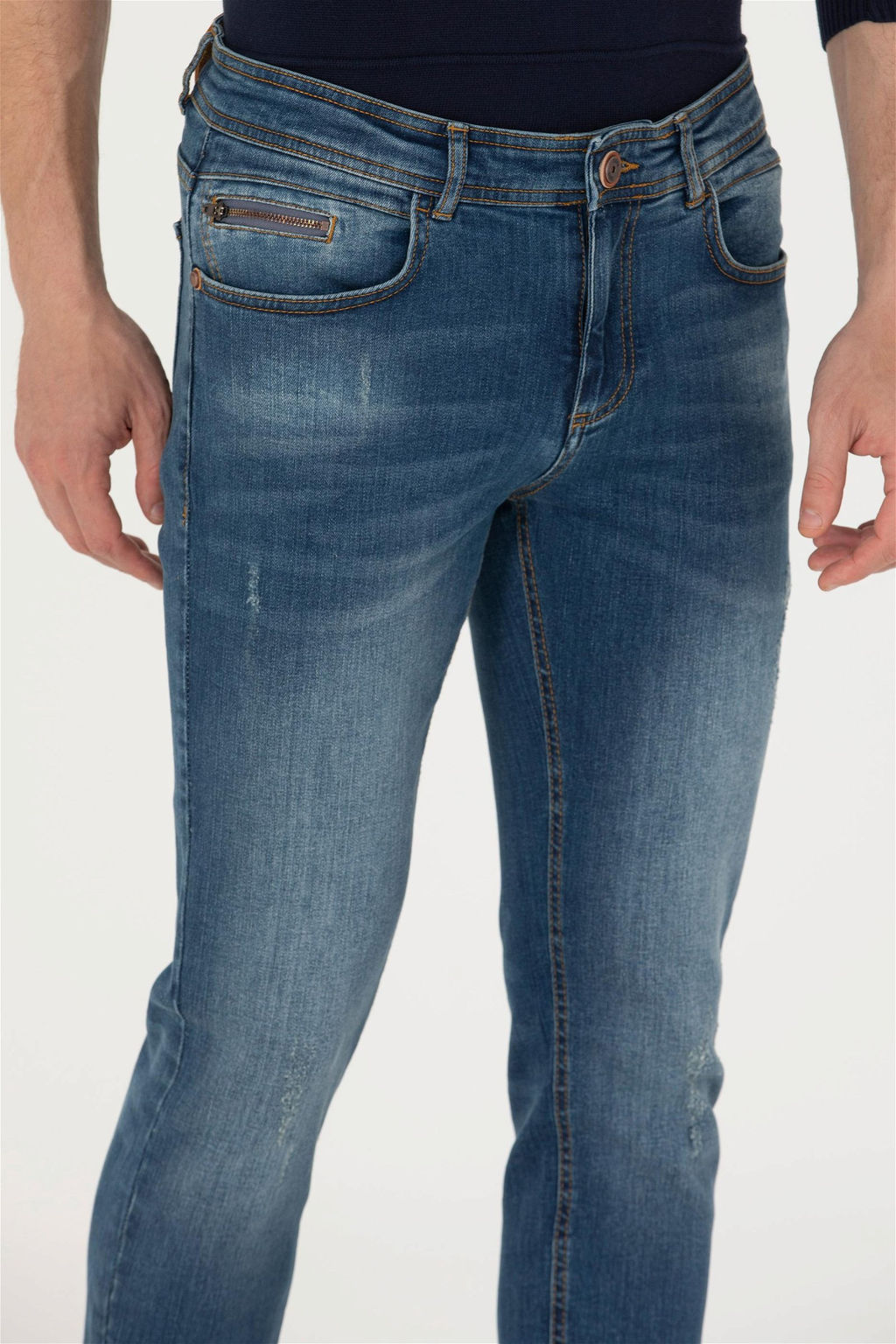 U. S. Polo Assn Мужские синие джинсы Неожиданная скидка в корзине - U.s. polo assn фото 5