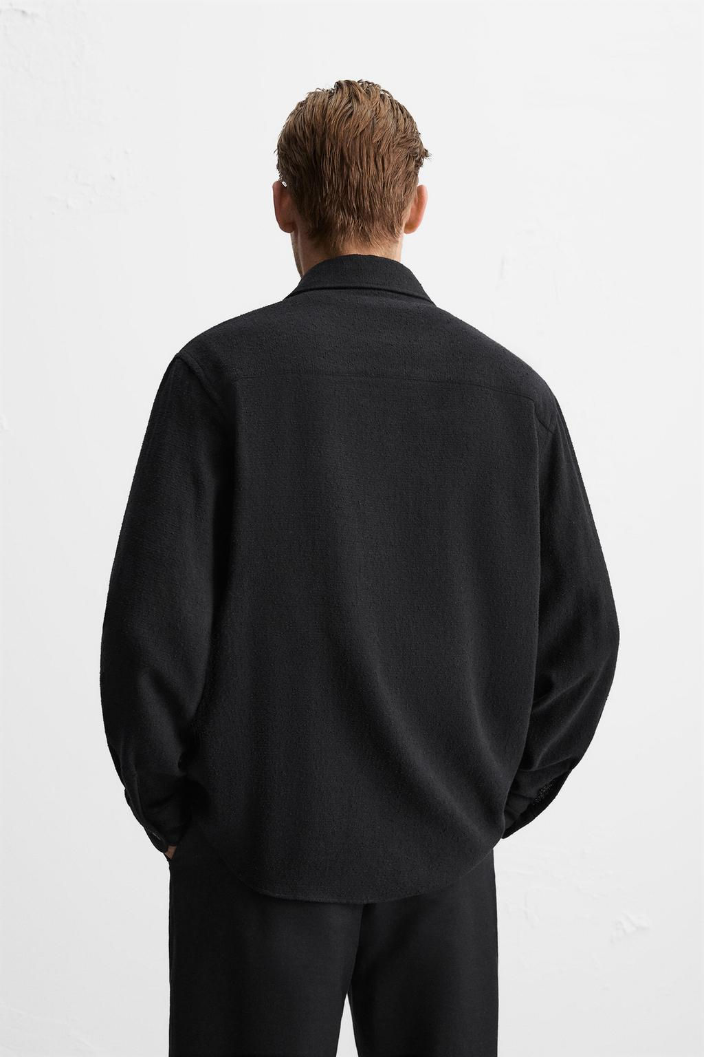 BOUCLE TEXTURED SHIRT - Zara фото 3