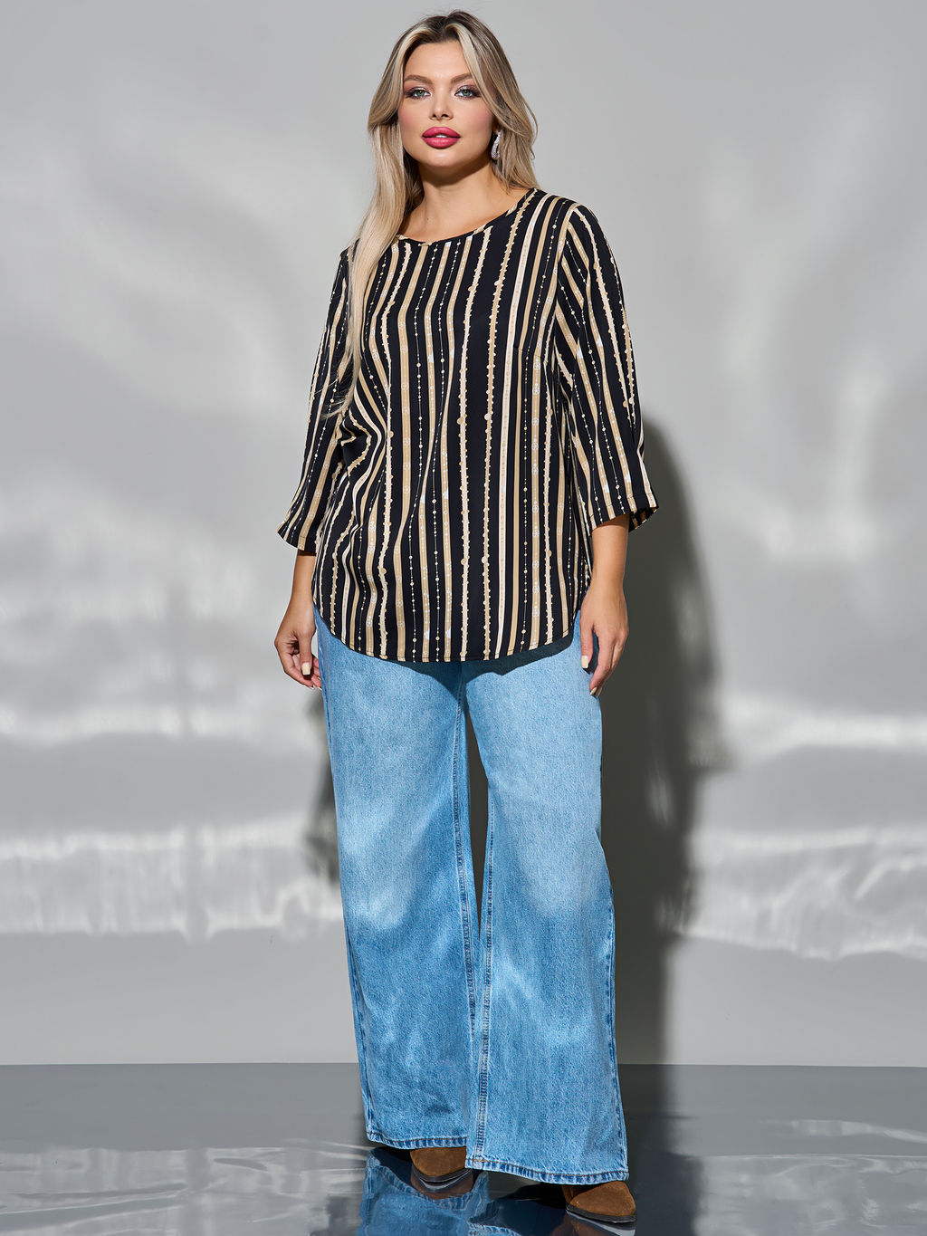 Блузка 0220-1 фиалковый - Dora фото 62