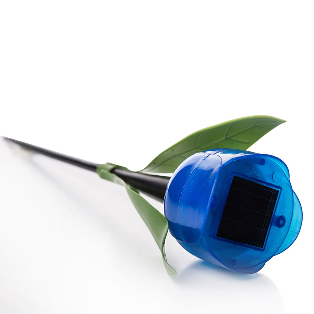 USL-C-454/PT305 BLUE TULIP Садовый светильник на солнечной батарее "Синий тюльпан". Белый свет. 1*LR аккумулятор в/к. IP44. TM Uniel.