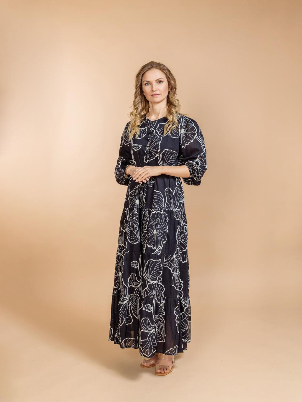 Платье (хлопок) №25-241-3 - Ганг фото 3