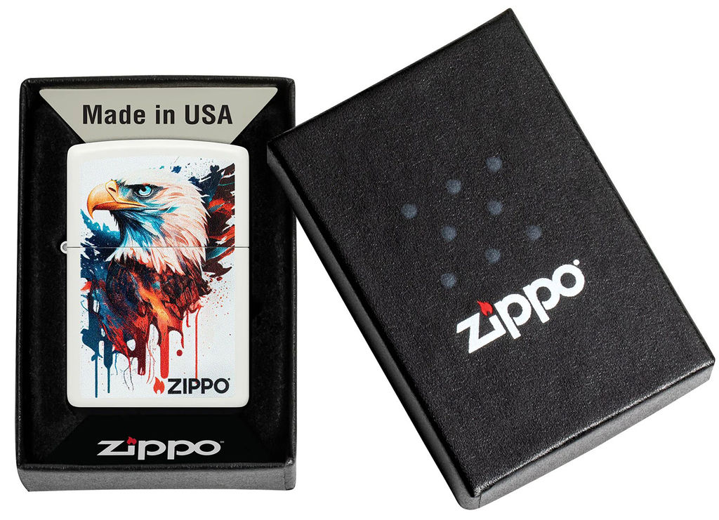 Зажигалка ZIPPO Нарисованный орел | Painted Eagle 46692  фото 6