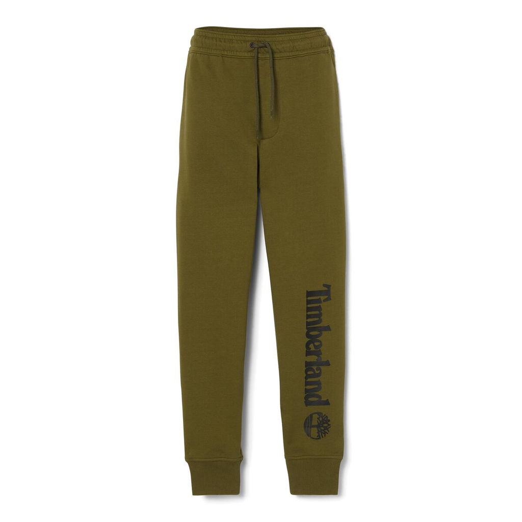 Брюки Timberland Sweatpant Kennebeck River Lenear Logo Regular оливковые  фото 2