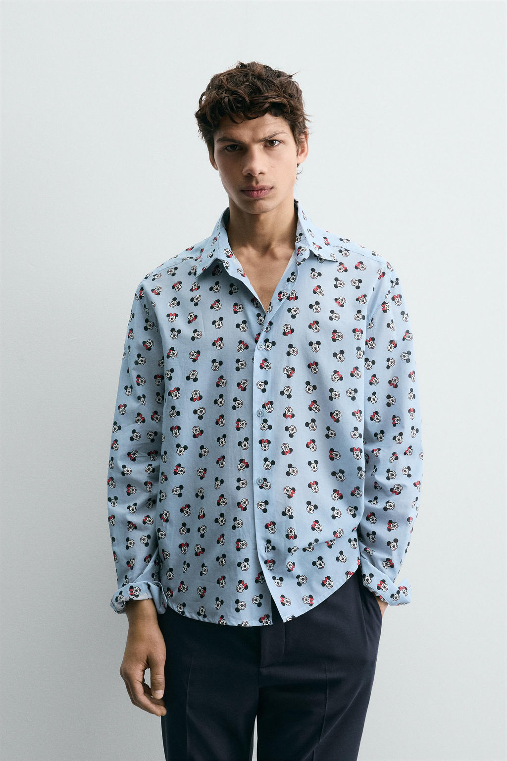 MINNIE + MICKEY MOUSE SHIRT HARRY LAMBERT FOR ZARA X DISNEY  фото 2