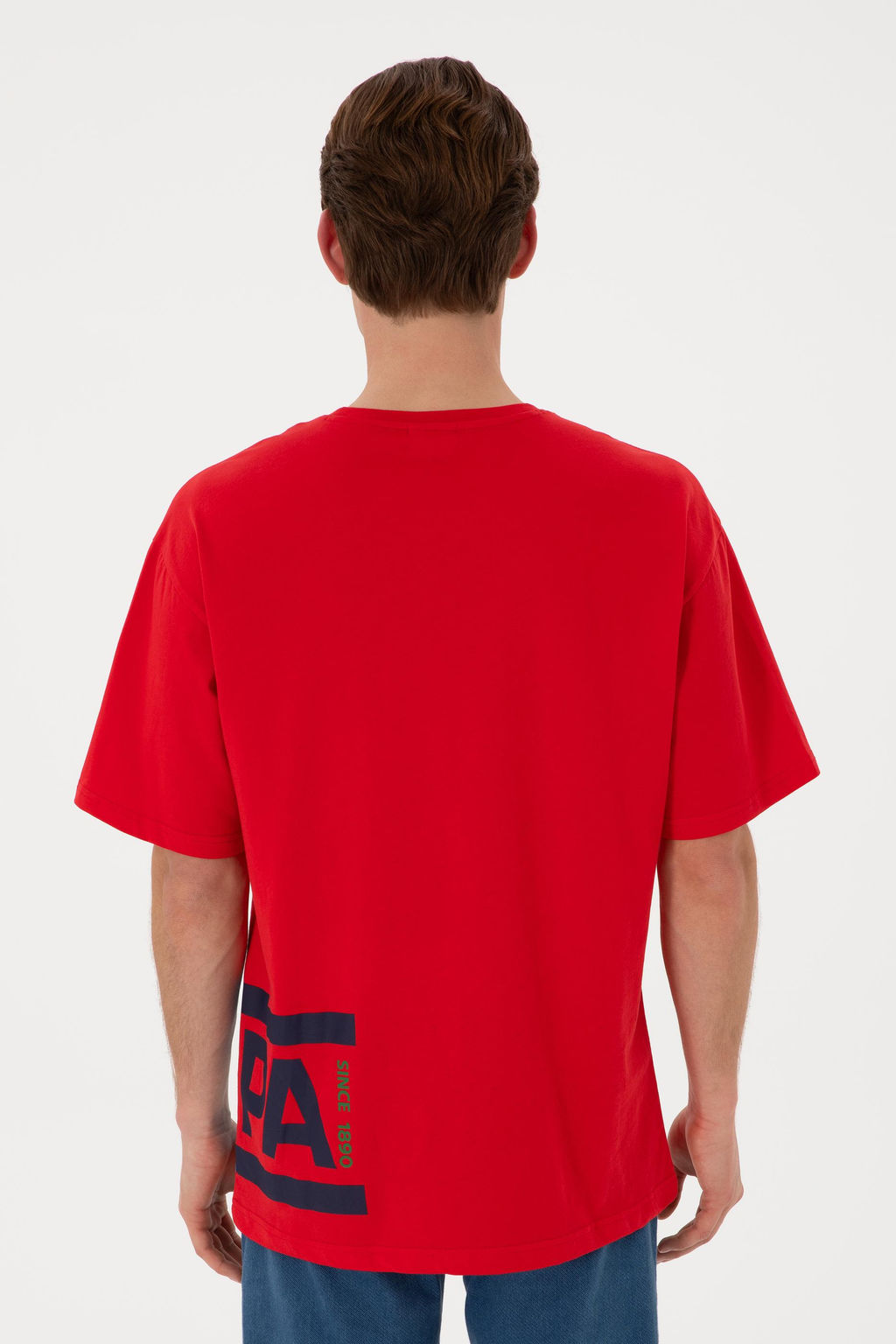 Erkek Bisiklet Yaka K_rm_z_ Ti__rt Sepette S_rpriz _ndirim - U.s. polo assn фото 5