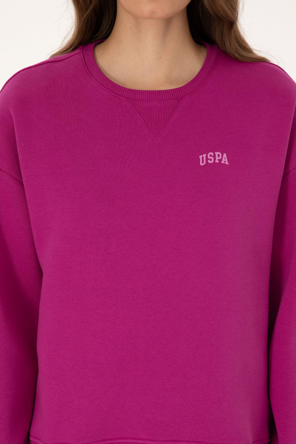 Kad_n Fu_ya _ardonlu Bisiklet Yaka Basic Sweatsh_rt