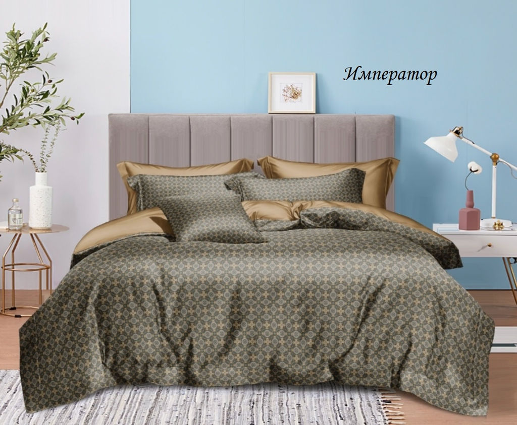 Комплект постельного белья Император, САТИН ПРЕМИУМ 2 сп