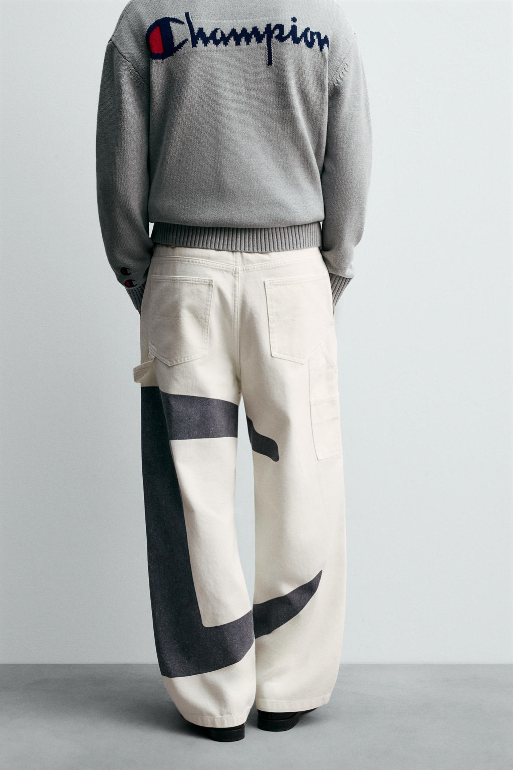 CHAMPION® X ZARA CONTRAST LOGO TROUSERS фото 13