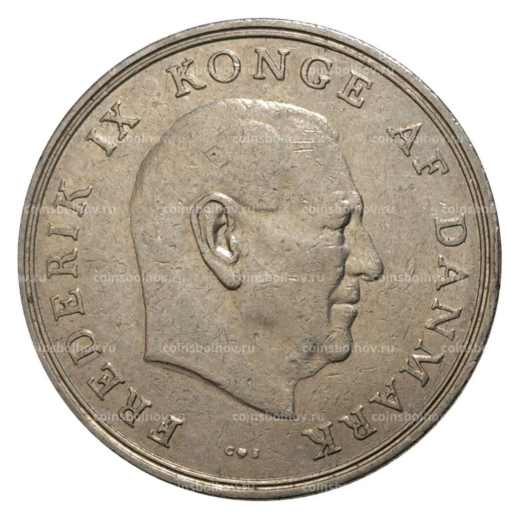 1 крона 1962 года Дания