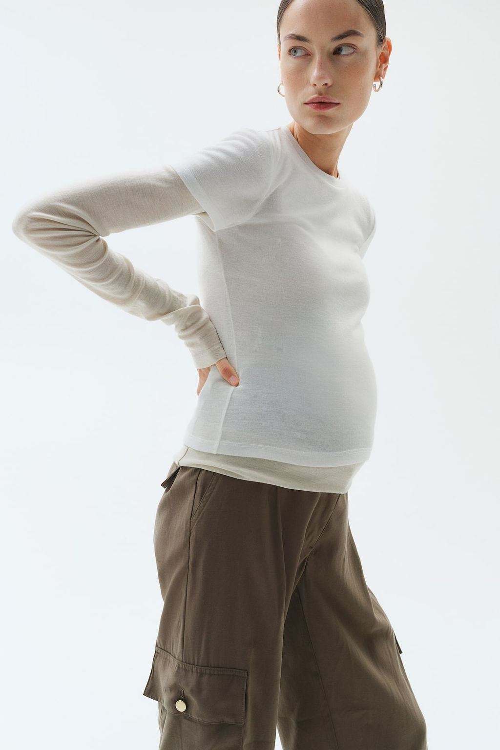 MAMA Pantalon cargo Before & After - H&m фото 4