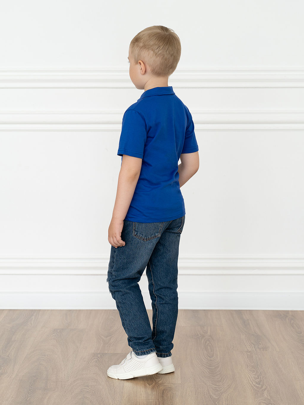 Футболка поло детская василек 659 (104, 56)