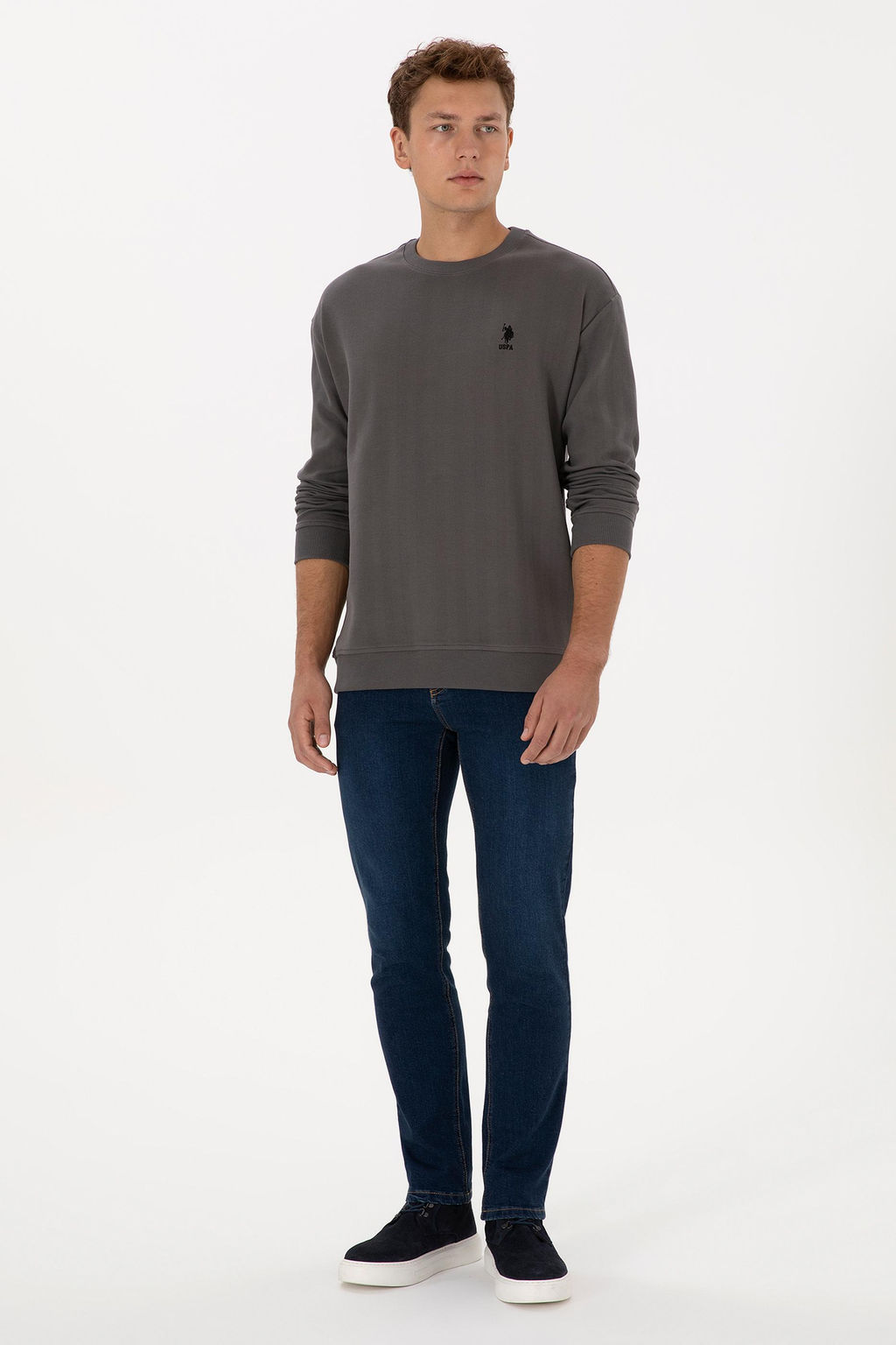 Erkek Antrasit Sweatshirt - U.s. polo assn фото 4