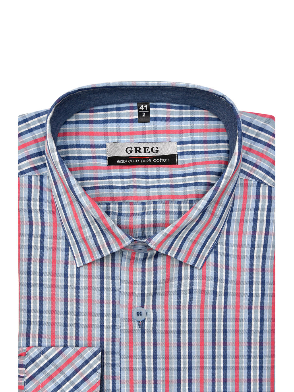 Сорочка мужская длинный рукав GREG 225/211/6149/ZS/1  фото 3