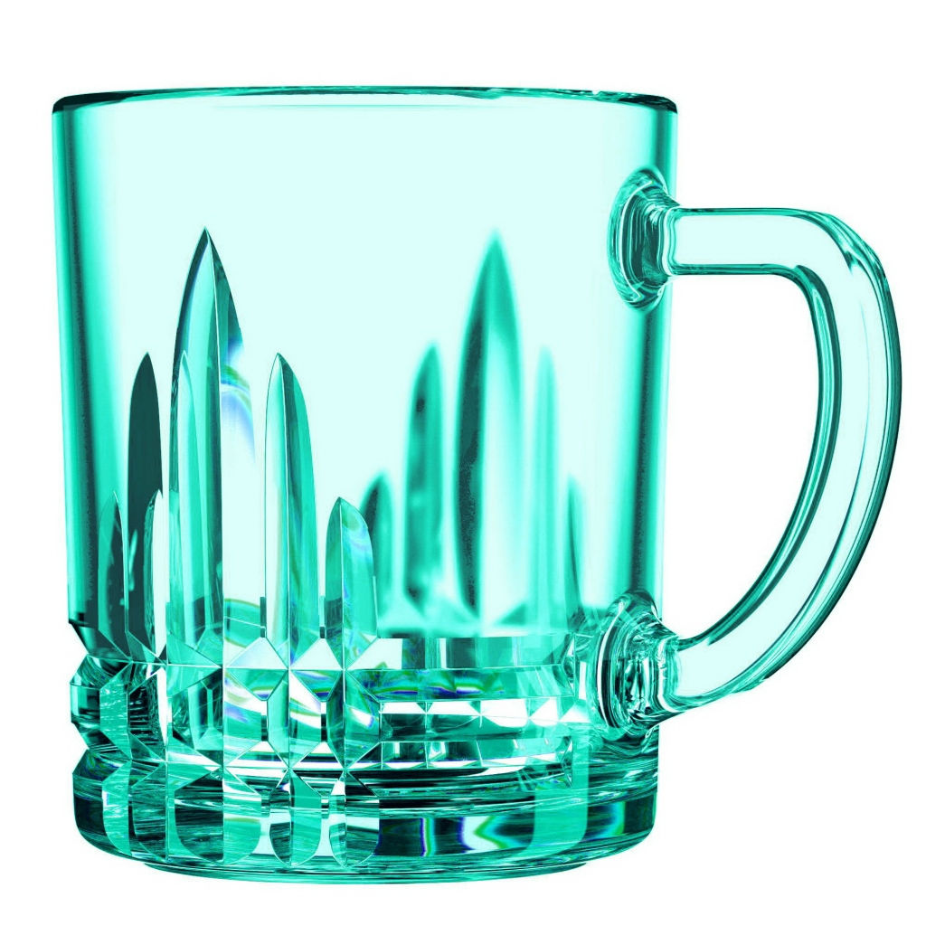 Цена за 2 шт. Кружка для чая 300мл. арт.128-Н7 (Бирюза)