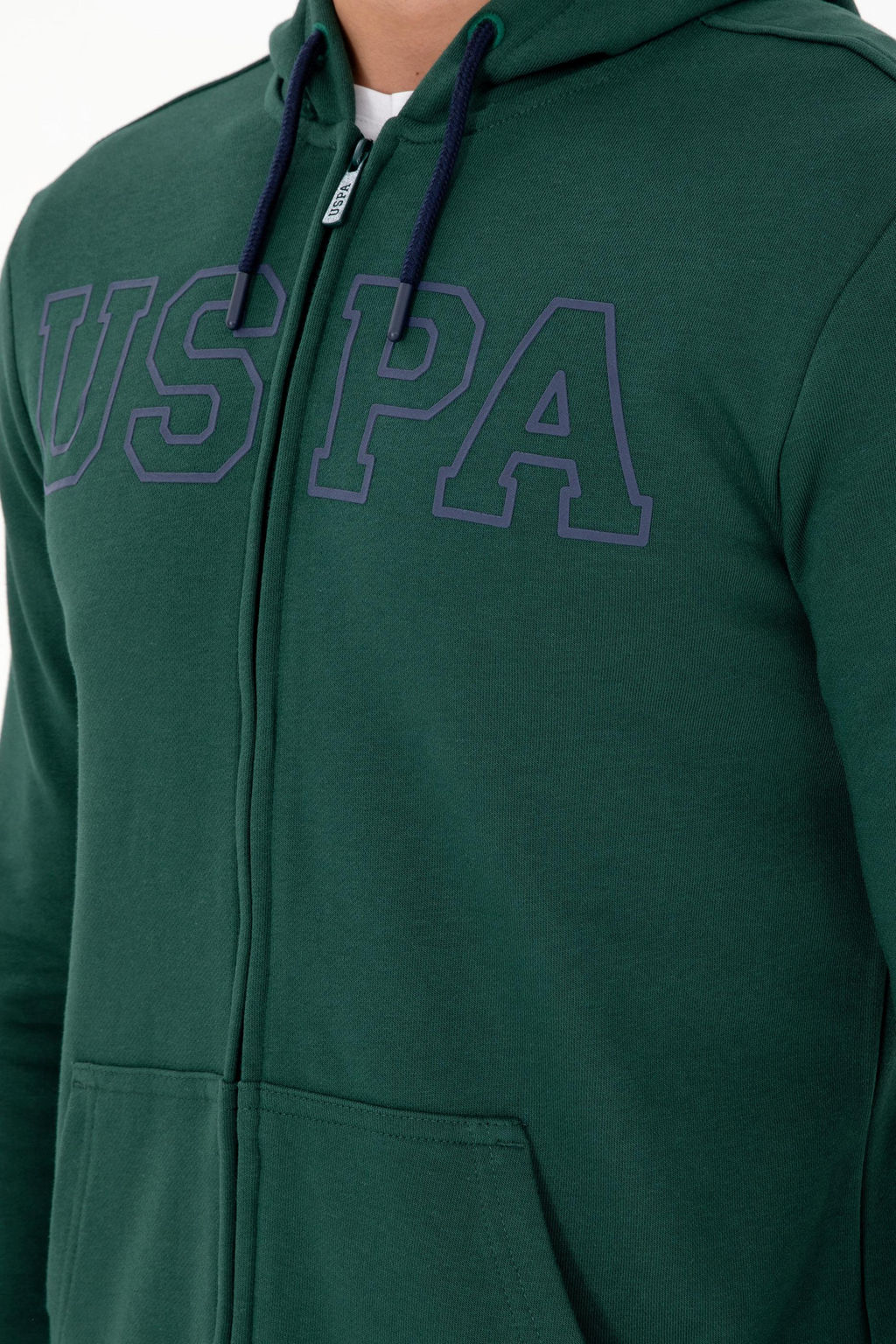 Мужской темно-зеленый свитшот - U.s. polo assn фото 7