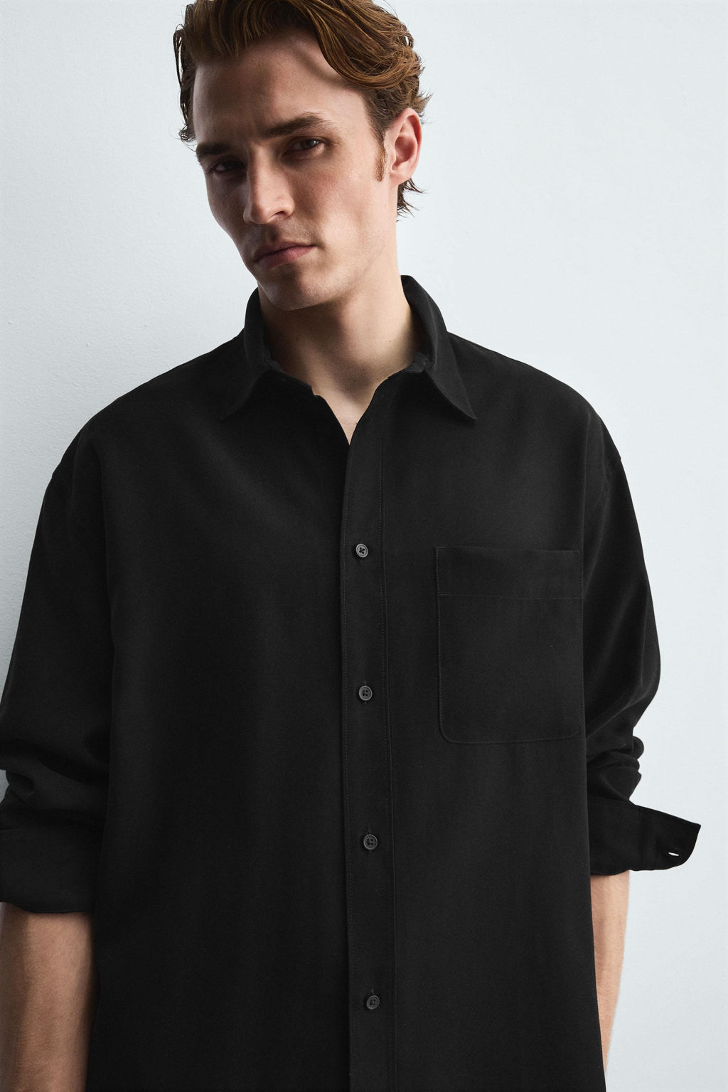RELAXED FIT FLOWY SHIRT - Zara фото 5