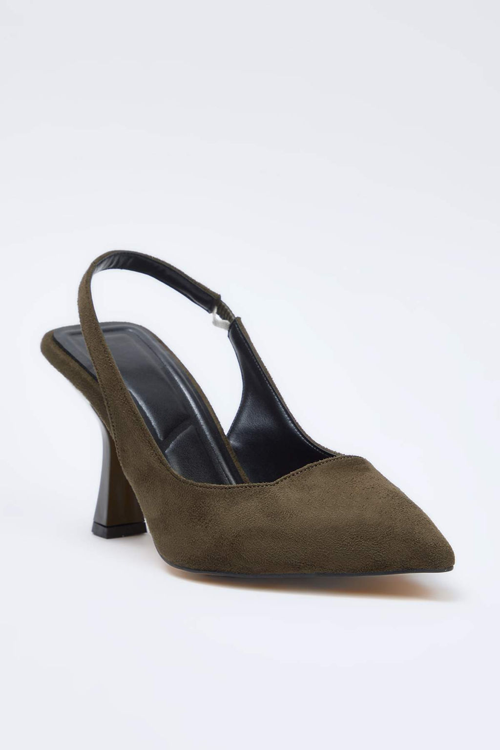 Trendyol Shoes Siyah Sivri Burun Arkas? Ac?k Kad?n Ince Topuklu Ayakkab? TAKAW25TO00010 - Trendyolmilla фото 2