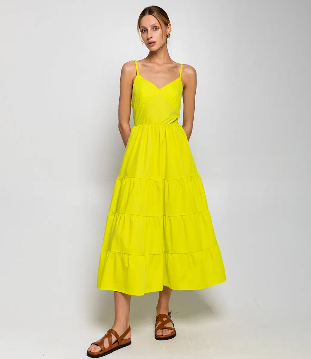 Сарафан #КТ1509, лайм