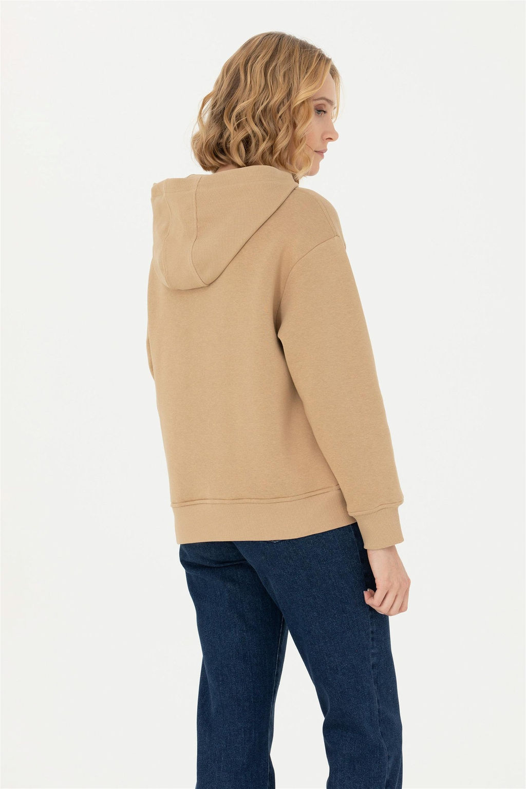 U. S. Polo Assn Женская толстовка с капюшоном песочного цвета - U.s. polo assn фото 12