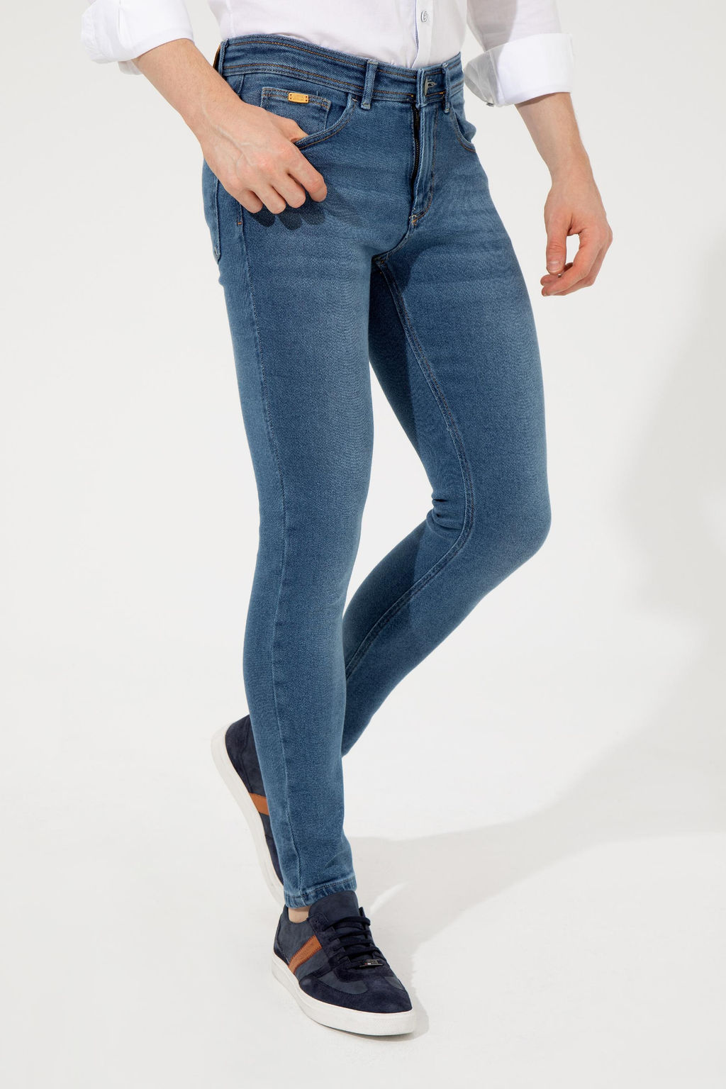 Erkek Mavi Jean Pantolon