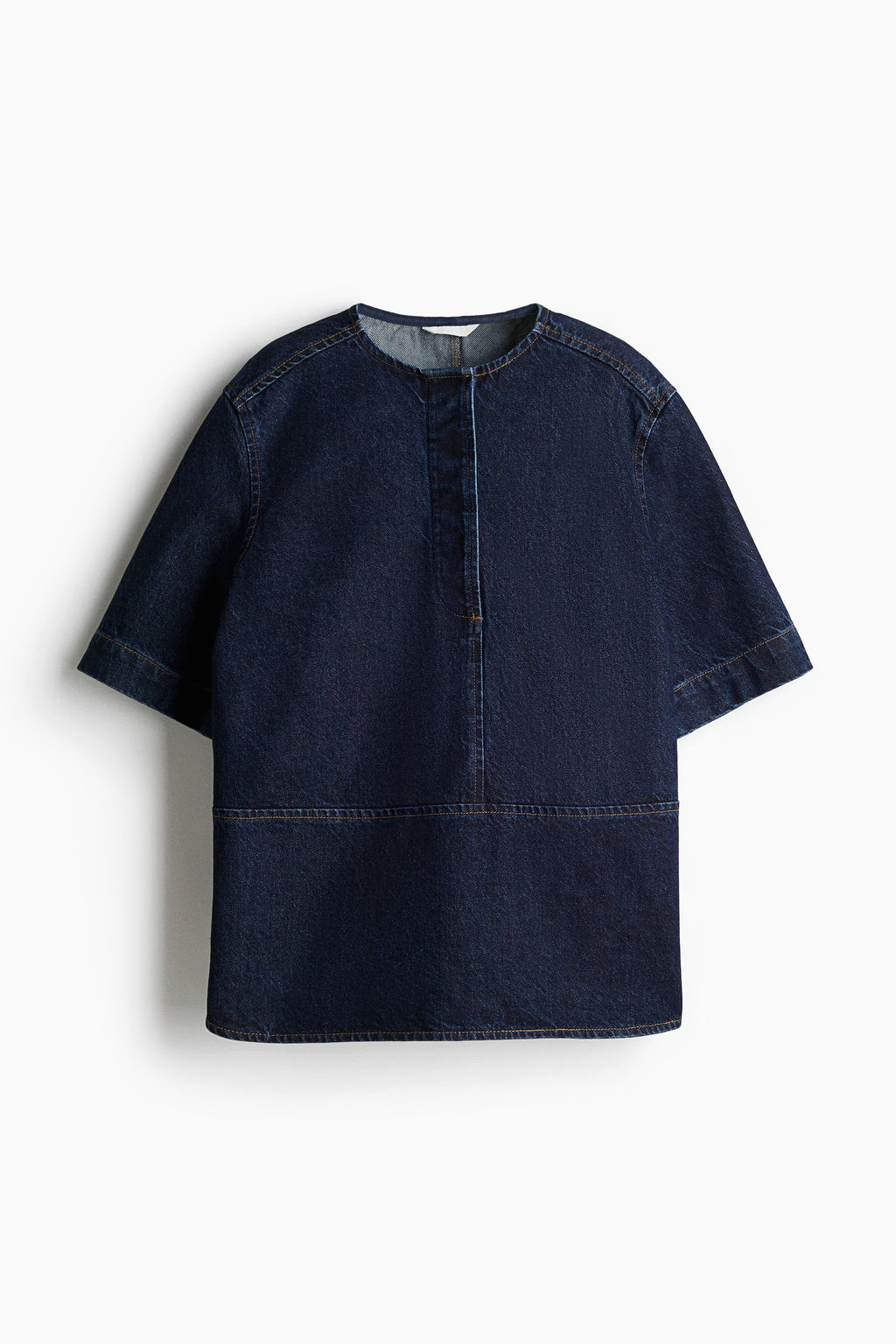 Top popover en denim - H&m фото 2