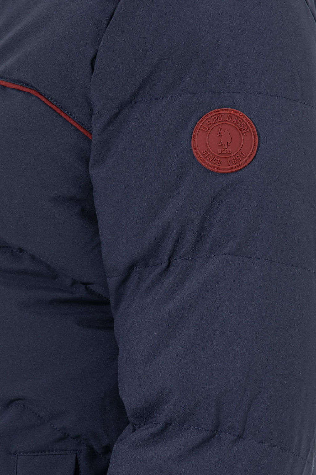 U. S. Polo Assn / Мужское темно-синее пальто - U.s. polo assn фото 7